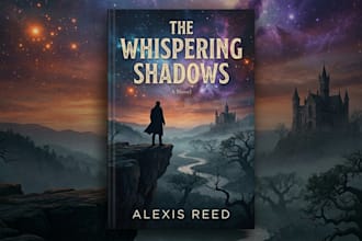 design cozy mystery,hardback jacket cover cozy mystery in canva