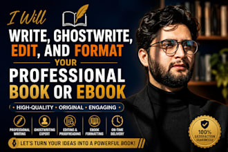write a professional nonfiction book or ebook