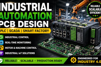 design industrial automation pcb plc control system and smart factory electronic
