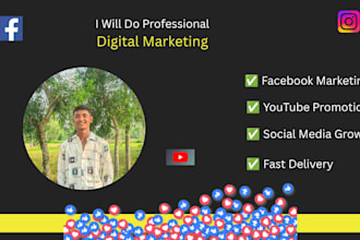 be your digital marketing manager and virtual assistant