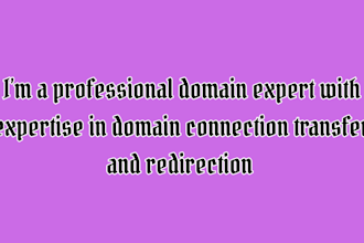 do domain transfer, redirection and connection