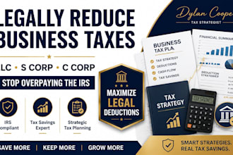 minimize llc business tax and irs filing legally for corporation
