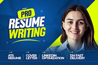 do professional resume, cv, cover letter and linkedin profile writing services