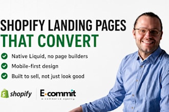 build a high converting dropshipping shopify homepage in native liquid