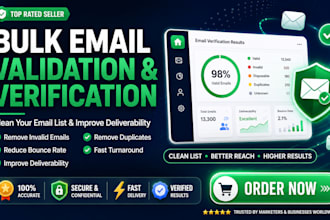 provide bulk email list validation service with full details