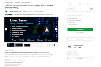 set up secure and uptimize your linux professionally