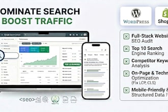 do shopify on page SEO and technical website ranking optimization