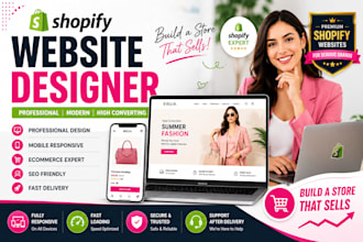 be your professional shopify website designer and ecommerce expert