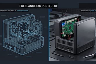 do sheet metal design for pcb enclosure, metal box casing and chassis cad