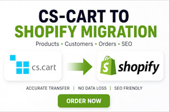 copy clone migrate cscart to shopify website zencart store migration store seo