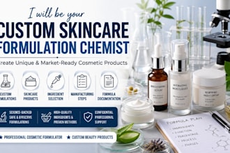be you custom skincare cosmetic formulation chemist