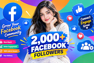 grow 2,000 facebook followers