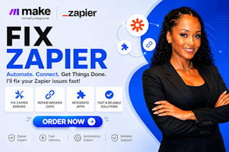 fix zapier workflows, zapier automation, zapier integration, webhook fix make