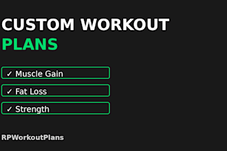 create a personalized gym workout plan