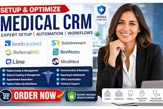 setup leadsquared referralmd liine solutionreach bestnotes modmed medical crm