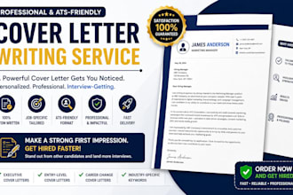 write professional cover letter job application letter ats cover letter