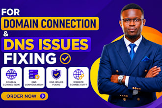 connect domain, fix and transfer domain to squarespace, wix, wordpress website