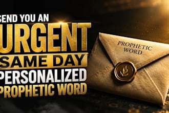 send you an urgent same day personalized prophetic word