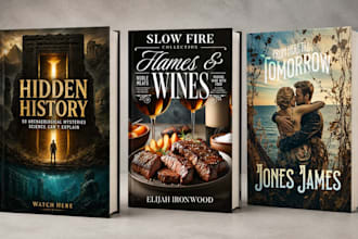 design book cover design, ebook cover design, kindle cover design, kdp cover