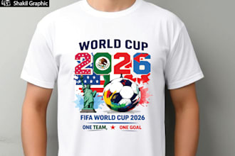 world FIFA 2026 t shirt