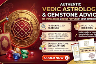 do expert vedic astrology and gemstone consultation