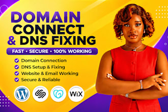 connect domain in godaddy, squarespace, shopify, wix, or fix dns email issues