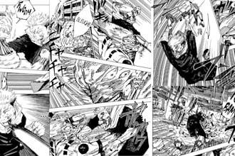 draw manga page anime manga webtoon comic book  comic manga as a manga artist