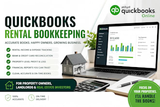 do property management bookkeeping in quickbooks
