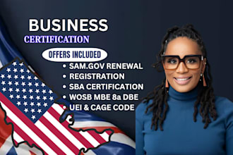 sam gov, cage code, uei, mbe, wosb, mwbe, sba certification for your business