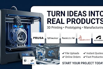 build 3d printing service website with online ordering and instant quote system