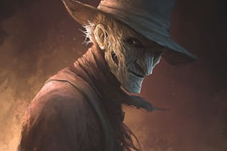 make dark art illustration horror movie posters, horror book