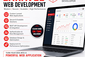 build a secure and scalable laravel web application
