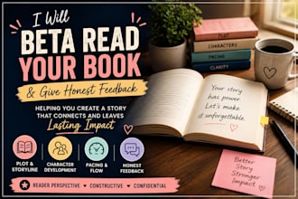 be your professional ya beta read for young novel  author and manuscript