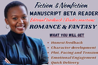 beta read romantasy dark romance ya fantasy thriller fiction critique arc read