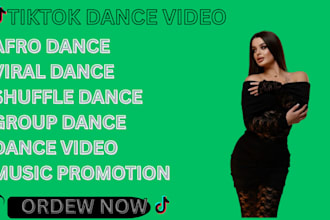 create viral tiktok dance videos dance challenges and custom