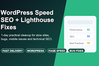 fix your website speed SEO and lighthouse errors