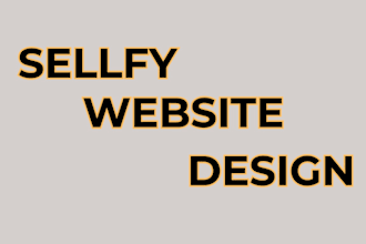 do sellfy website design redesign shopify store design