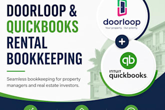 do real estate bookkeeping in doorloop and quickbooks