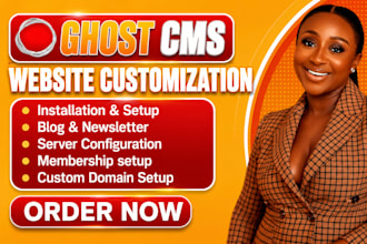 customize ghost cms website, ghost blog, ghost newsletter, migrate ghost website