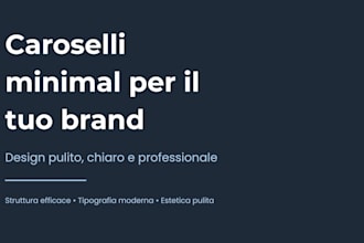 design minimal insagram carousel