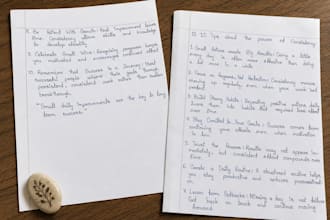 handwrite custom motivational quotes for you