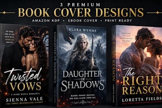 design book cover design, kdp book cover, ebook cover design, book design