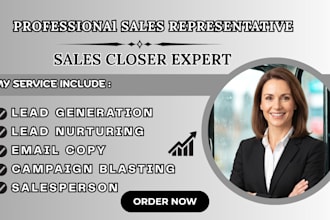 be sales representative salesperson sales closer appointment setter b2b leads