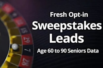 premium newly fresh sweepstak leads, sip trunk, auto dailer, usa elderly leads