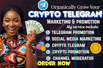 do crypto telegram promotion, crypto telegram marketing and growth