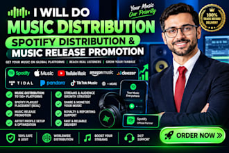 do music distribution spotify distribution and music release promotion