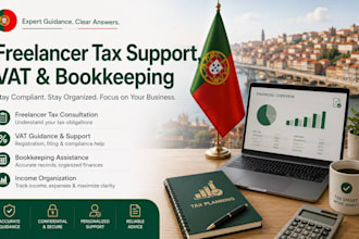 provide portugal freelancer tax consultation, vat and bookkeeping