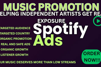 run music ads campaign to grow spotify listeners