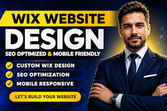 redesign wix website homepage landing page SEO optimization mobile responsive