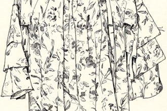 professional fashion sketches and tech packs